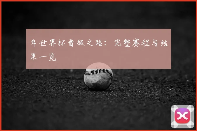 年世界杯晋级之路：完整赛程与结果一览